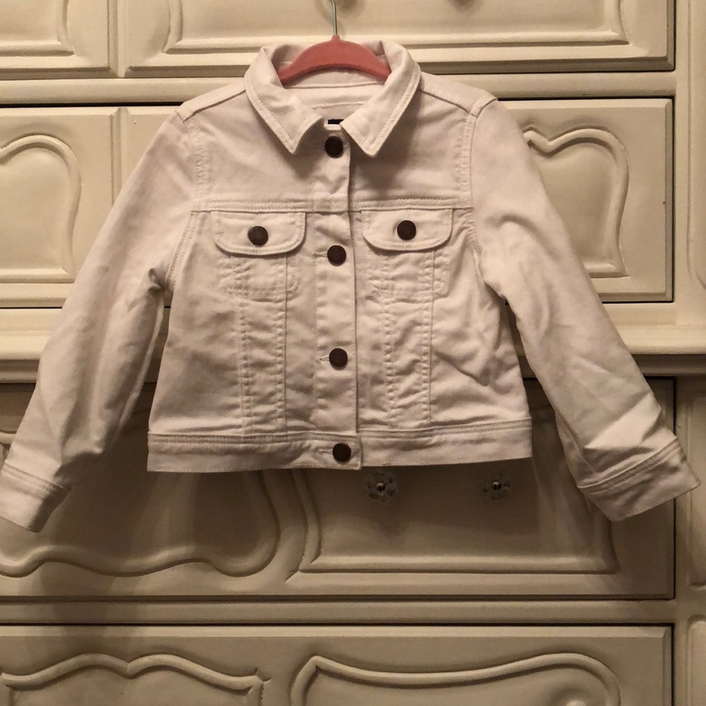 White denim jacket